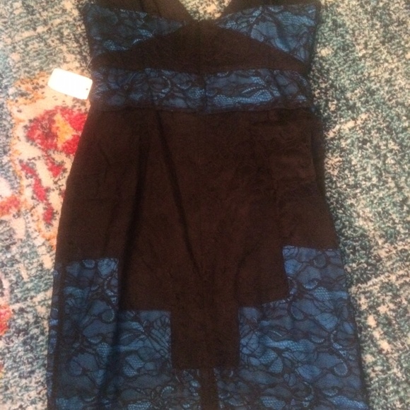 Foley + Corinna Strapless Lace Cocktail Dress, NWT - Picture 3 of 3